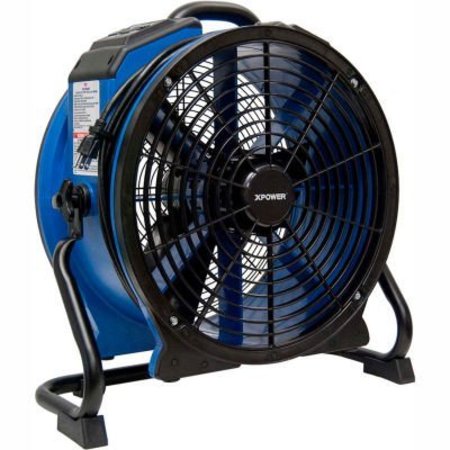 XPOWER MANUFACURE XPOWER Industrial Axial Fan With Timer, Variable Speed, 1/3 HP, 3600 CFM X-48ATR